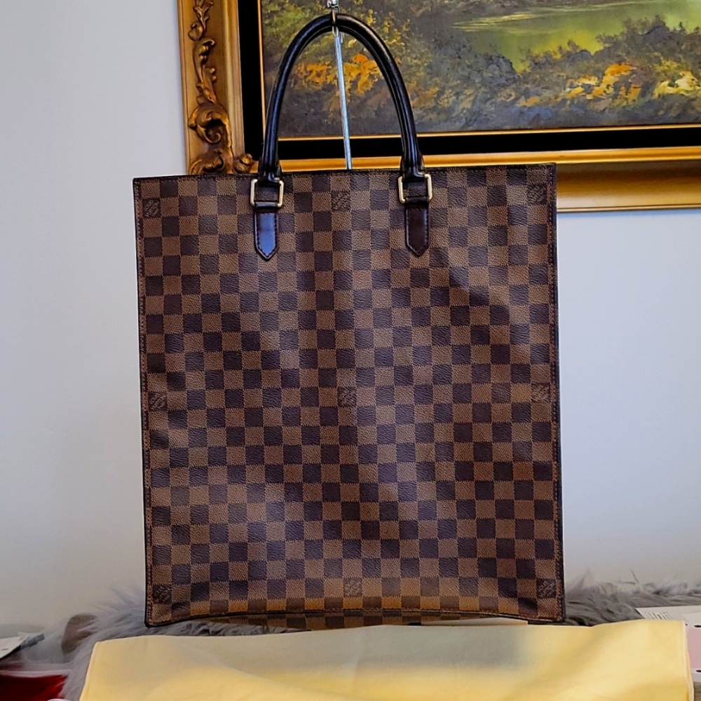 Louis Vuitton sac Plat tote handbag